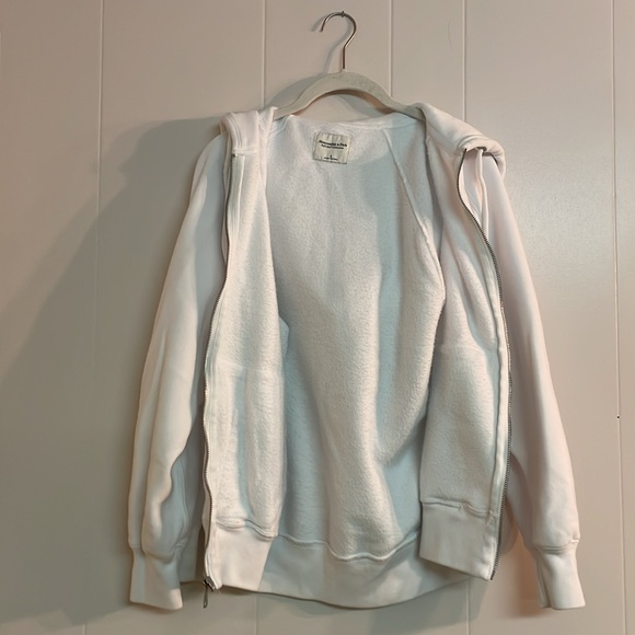 Abercrombie & Fitch Oversized Full-Zip Hoodie - Picture 7 of 8